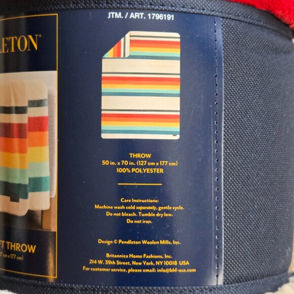 NWT Pendleton Plush Mount Foraker Throw - Picture 2 of 7